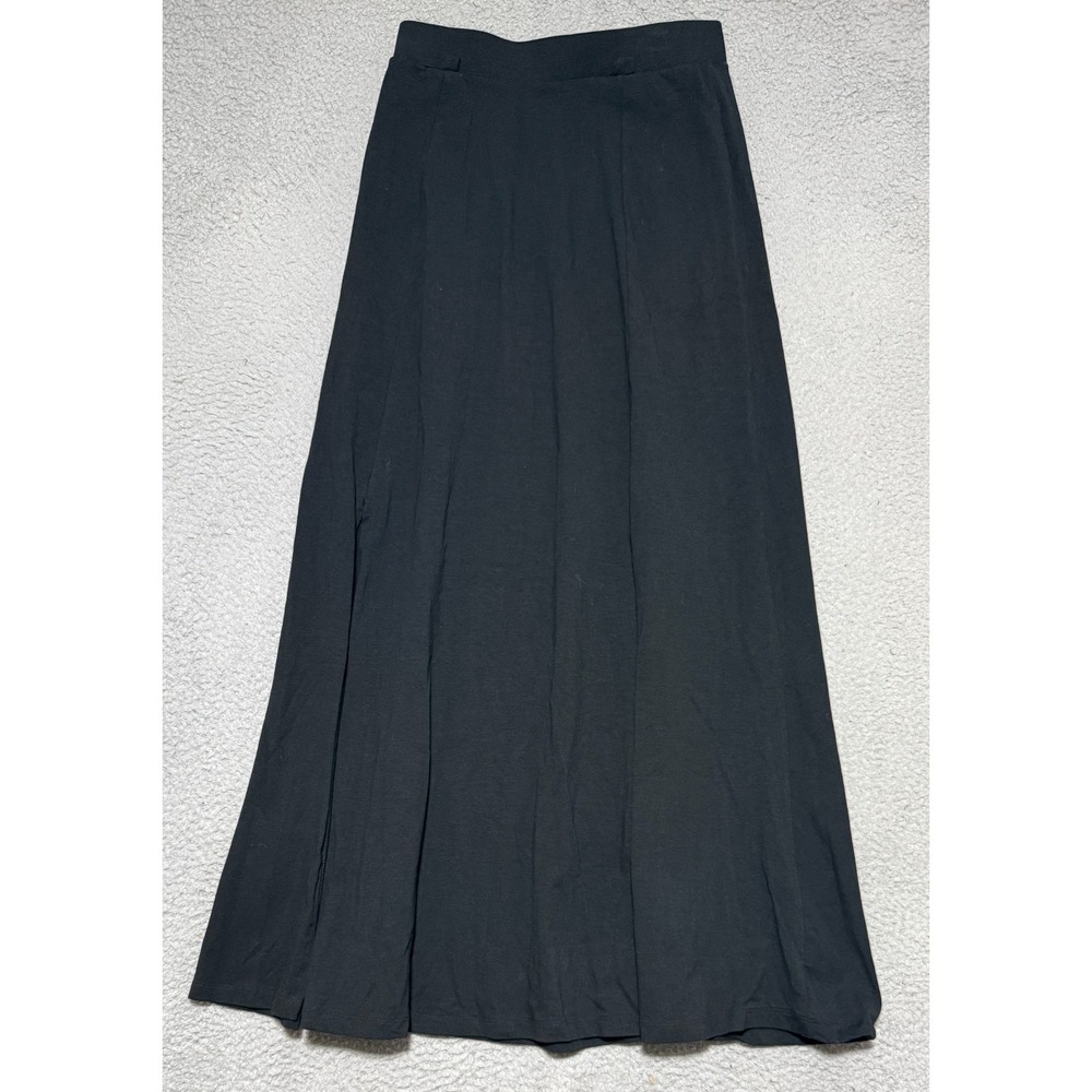 NEW Hot Topic Maxi Chain Skirt Black 2 Slit Goth Pockets Size Small